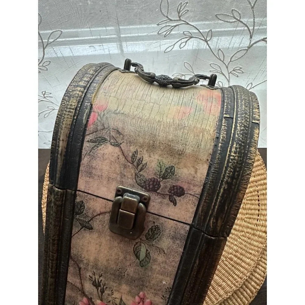 Rustic Floral Decorative Box - Picture 2 of 9